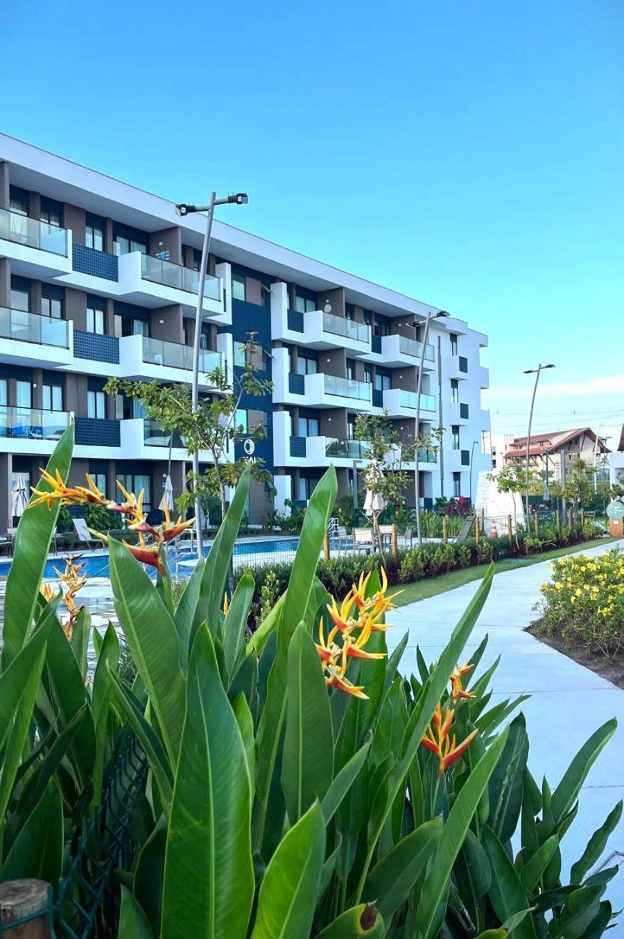 Sol Do Makia Experience, Beleza & Conforto - Flat Vista Piscina Em Muro Alto Apartamento *