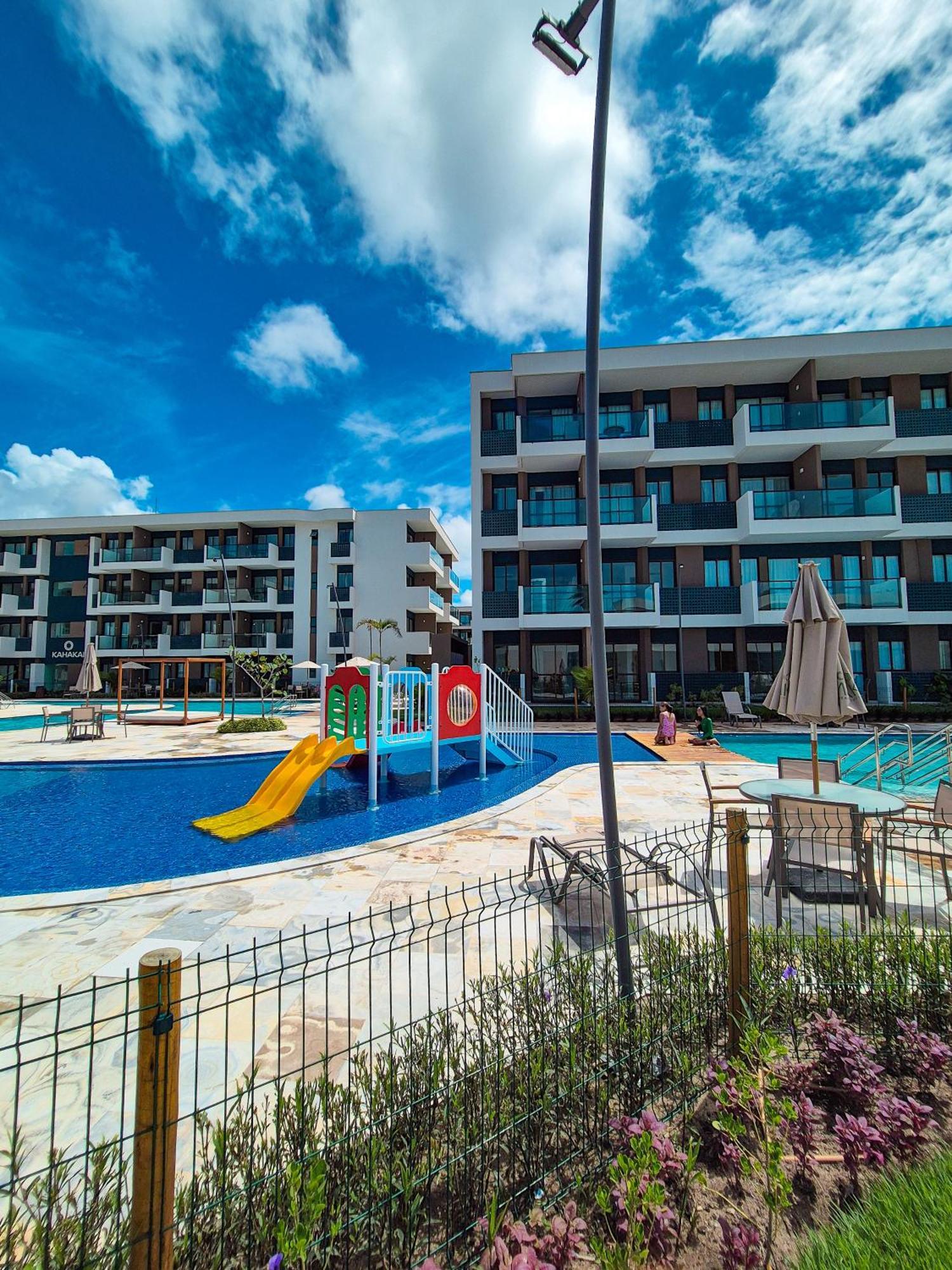 Sol Do Makia Experience, Beleza & Conforto - Flat Vista Piscina Em Muro Alto Apartamento *