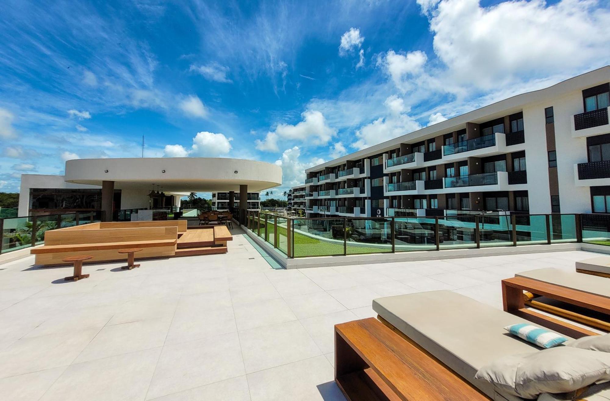 Sol Do Makia Experience, Beleza & Conforto - Flat Vista Piscina Em Muro Alto Apartamento *