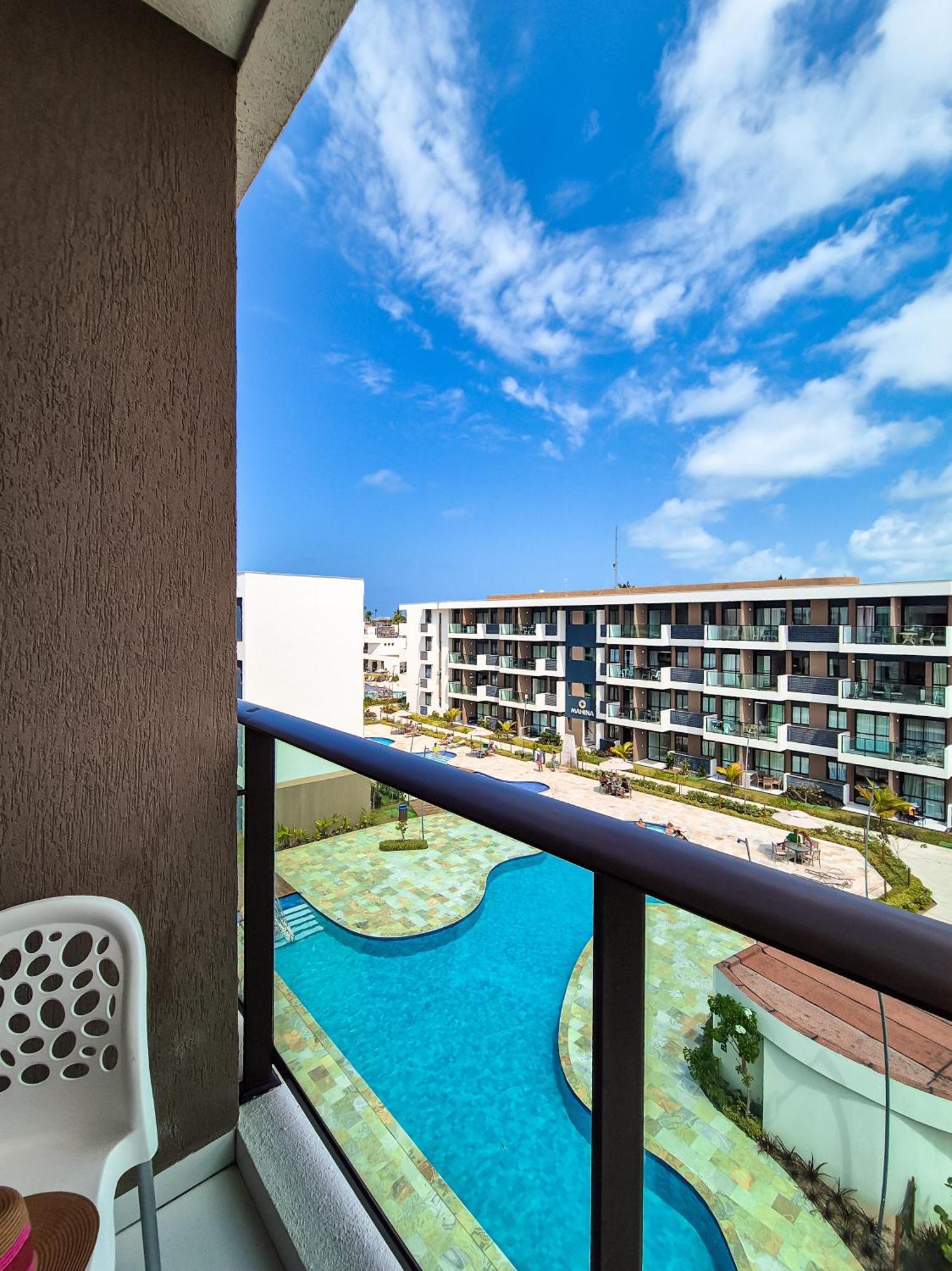 Sol Do Makia Experience, Beleza & Conforto - Flat Vista Piscina Em Muro Alto Apartamento *